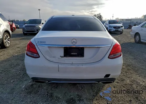 2017 Mercedes-Benz C 300 from USA, damaged, VIN 55SWF4JB9HU202122